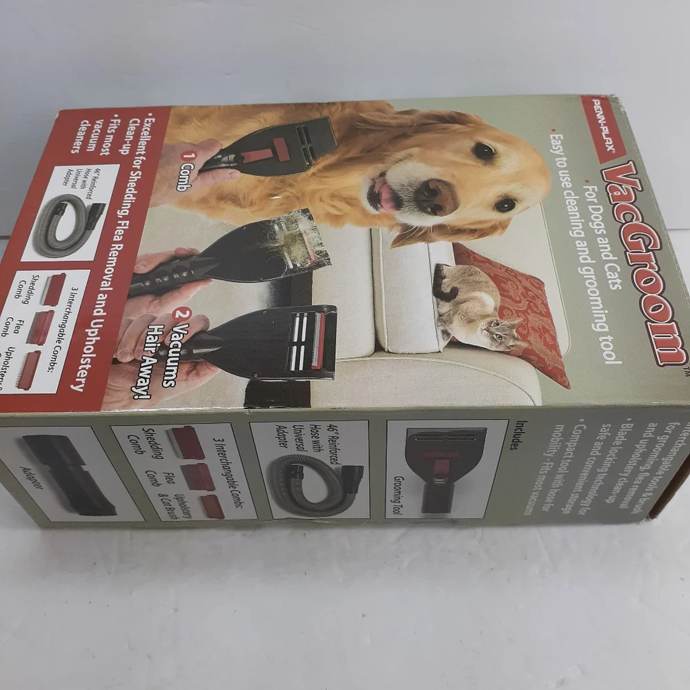 Penn Plax VacGroom Pet Grooming Vacuum Attachment Kit DOGV1